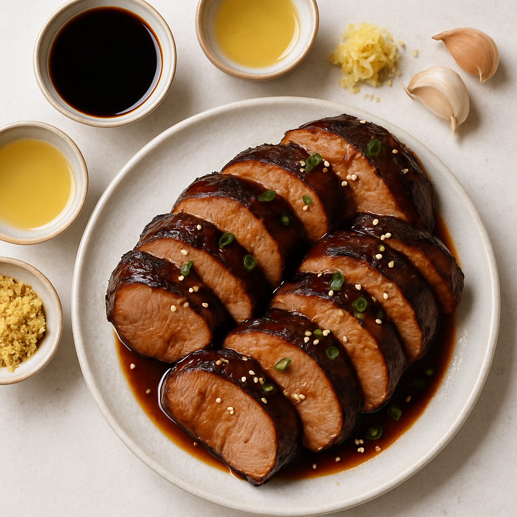 Grilled Teriyaki Pork Tenderloin