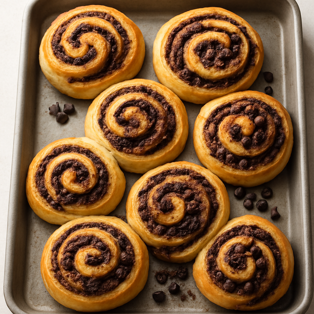 Chocolate Swirled Breakfast Rolls