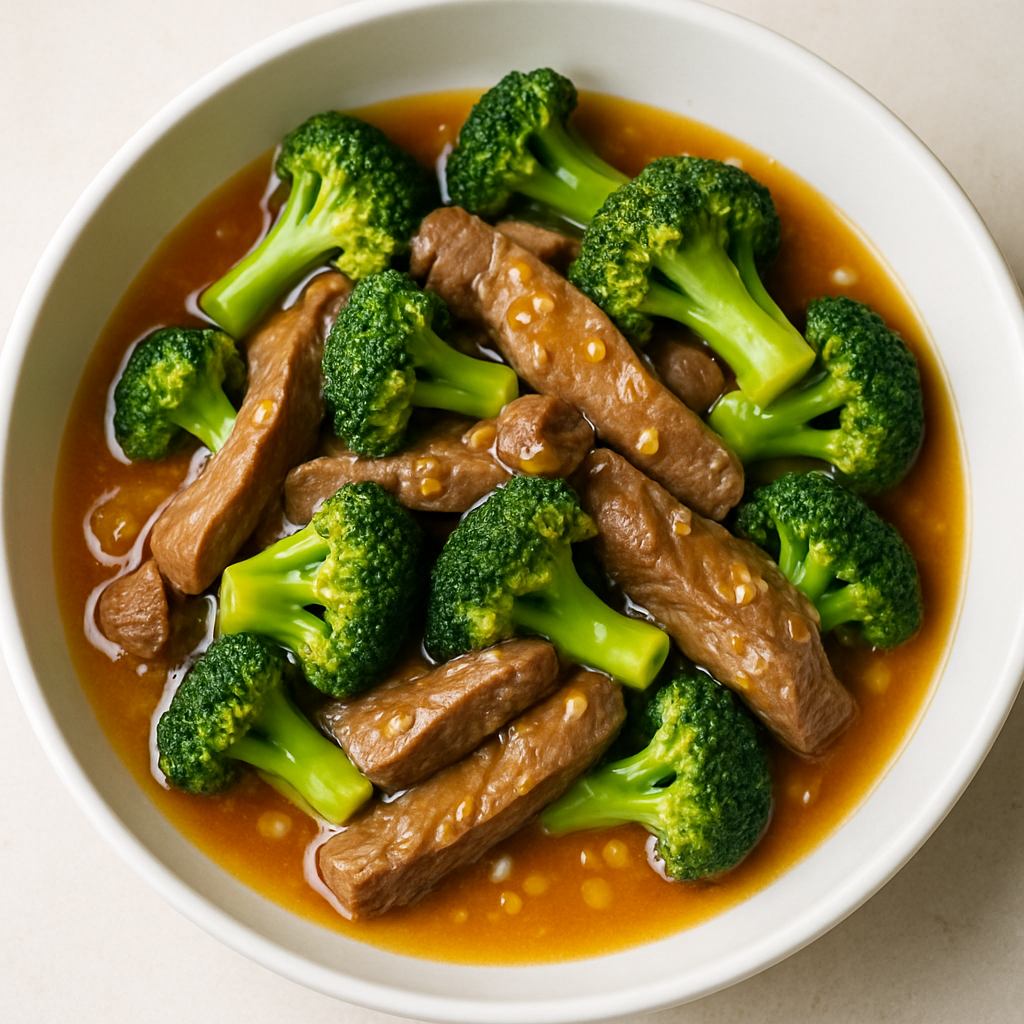 Light Orange Beef and Broccoli