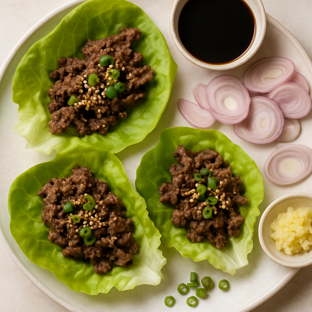 Korean Bulgogi Lettuce Wraps