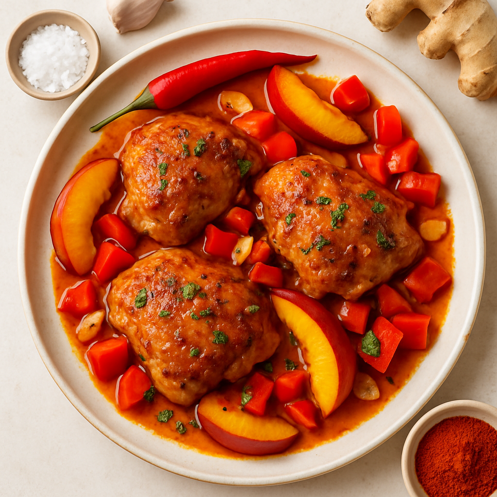 Piri Piri Peach Chicken
