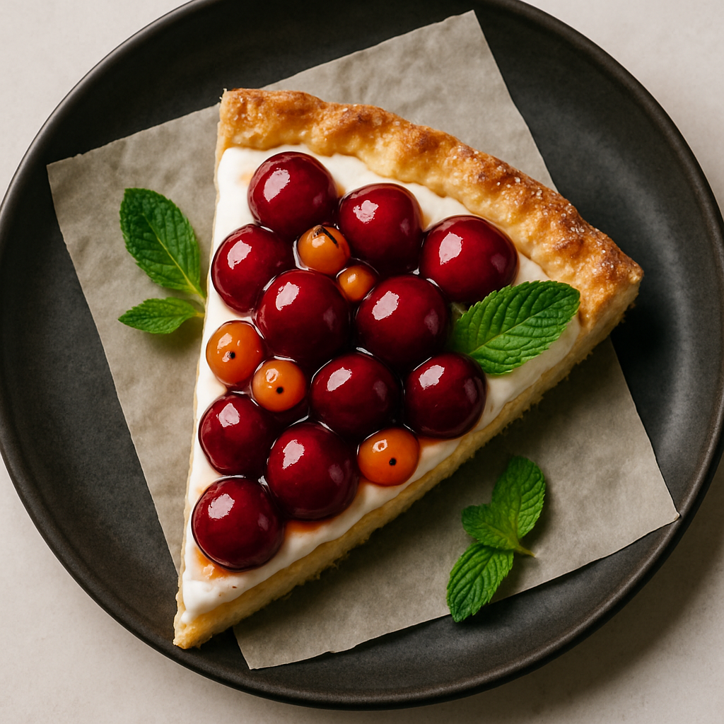 Fresh Cherry Tart from Maine
