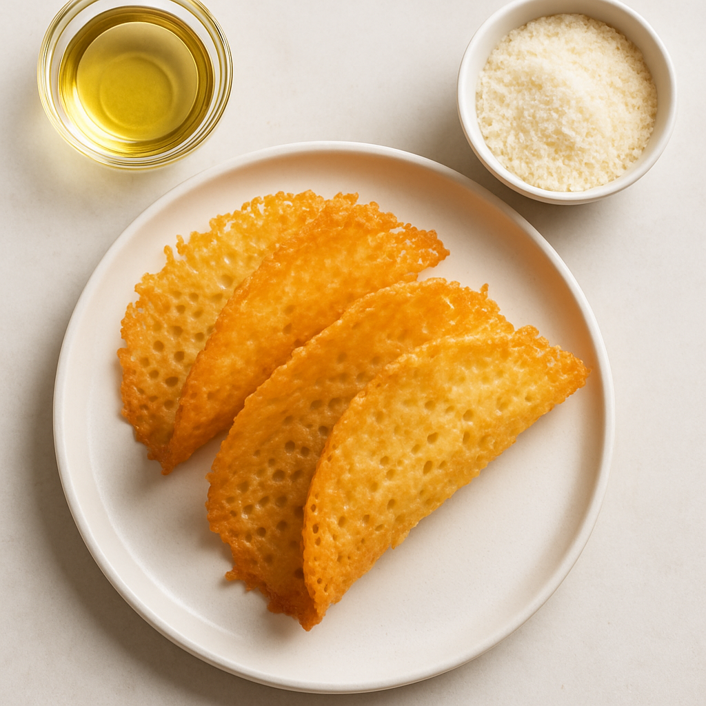 Cáscaras de Tacos Crujientes de Puro Queso
