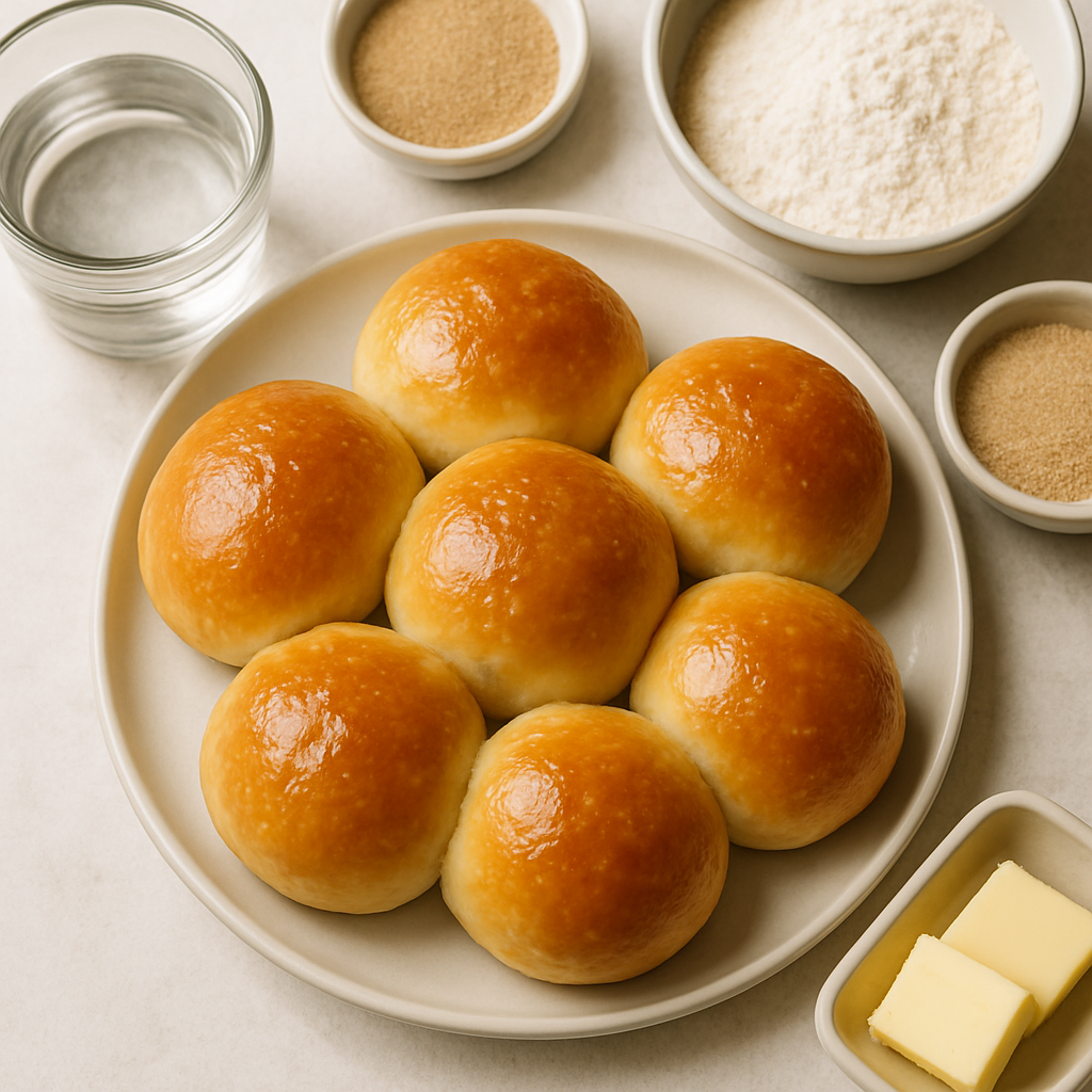 Fast Buttery Buns