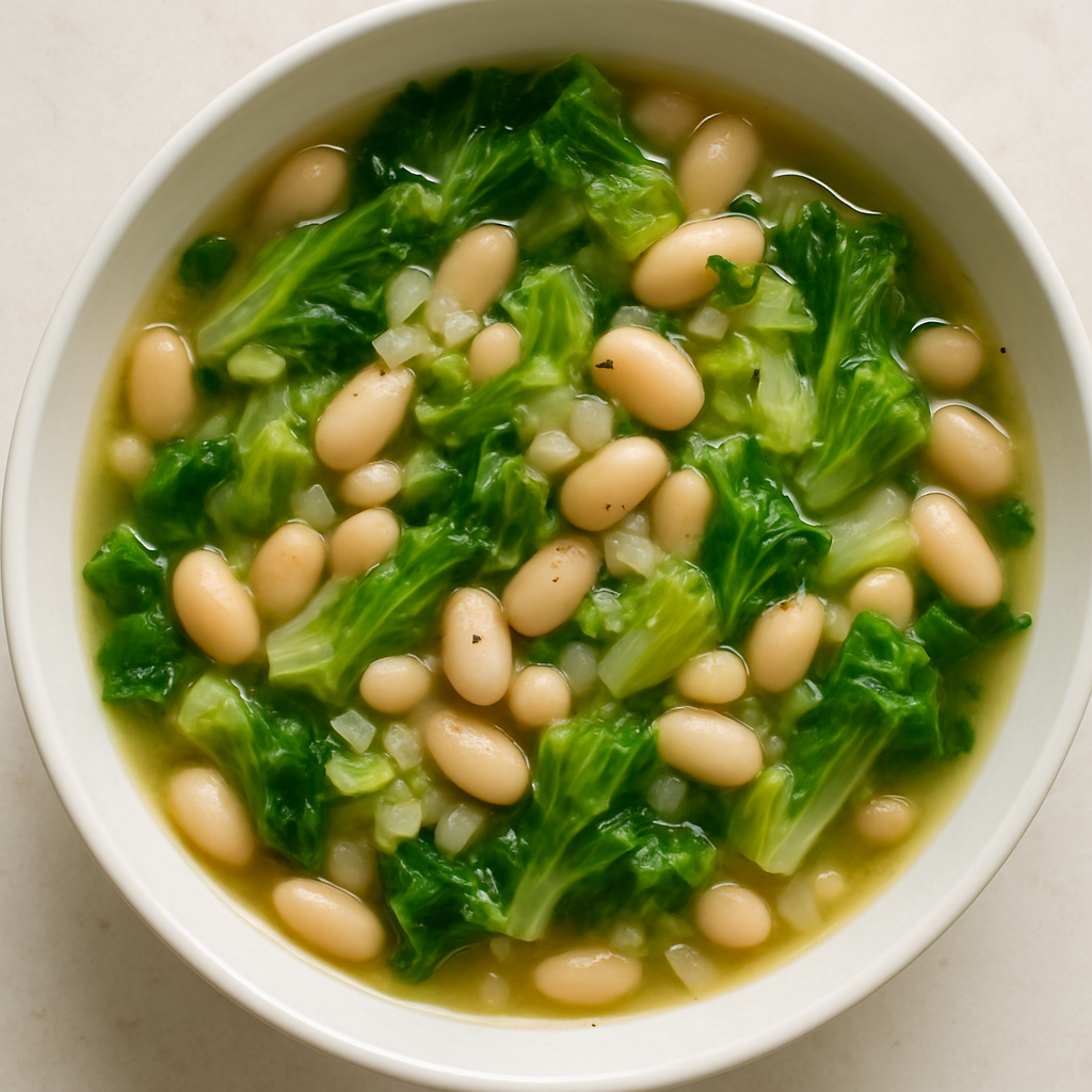 Escarola y Alubias