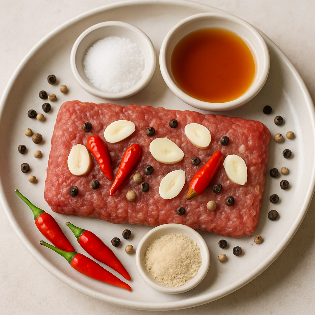 Carne Fermentada Agria Vietnamita (Res) - Nem Chua Bò