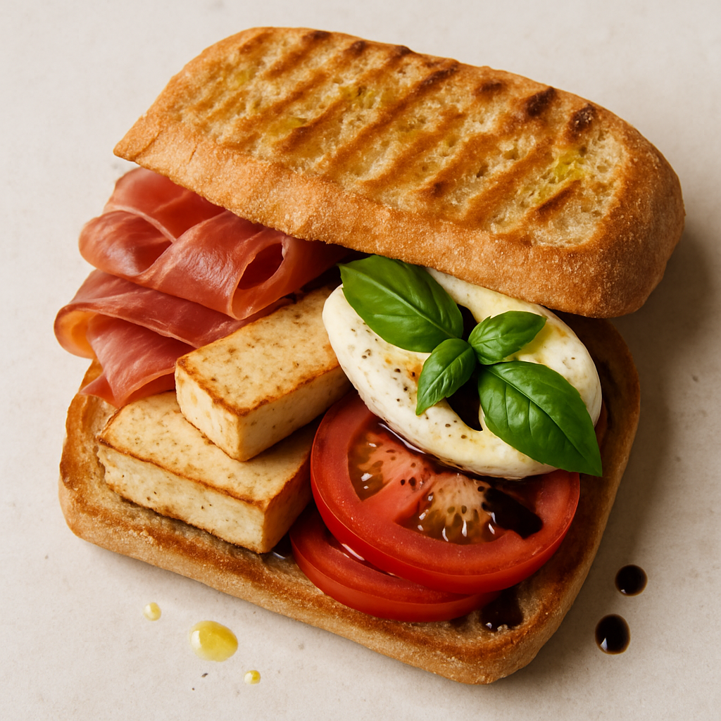 Panini de Tofu y Prosciutto
