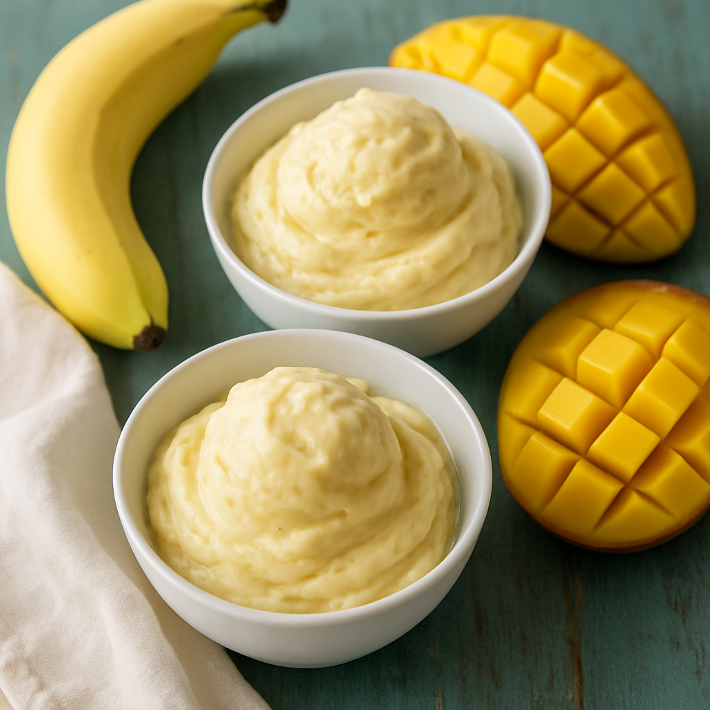 Banana Mango Ice Cream