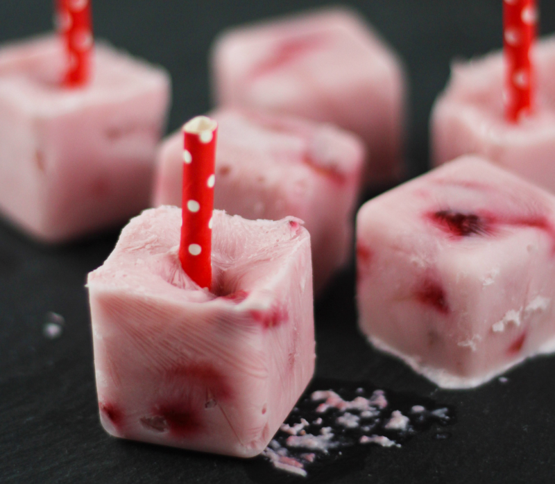 Strawberry Yogurt Pops