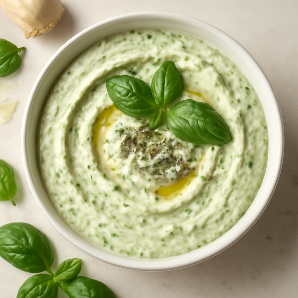 Aderezo Cremoso de Albahaca