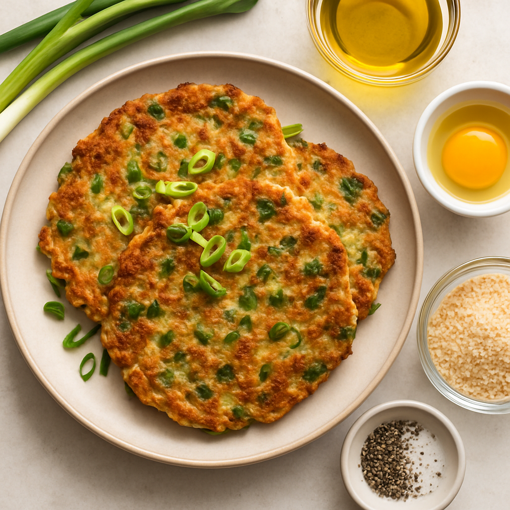 Panqueques de Matzo y Cebollino