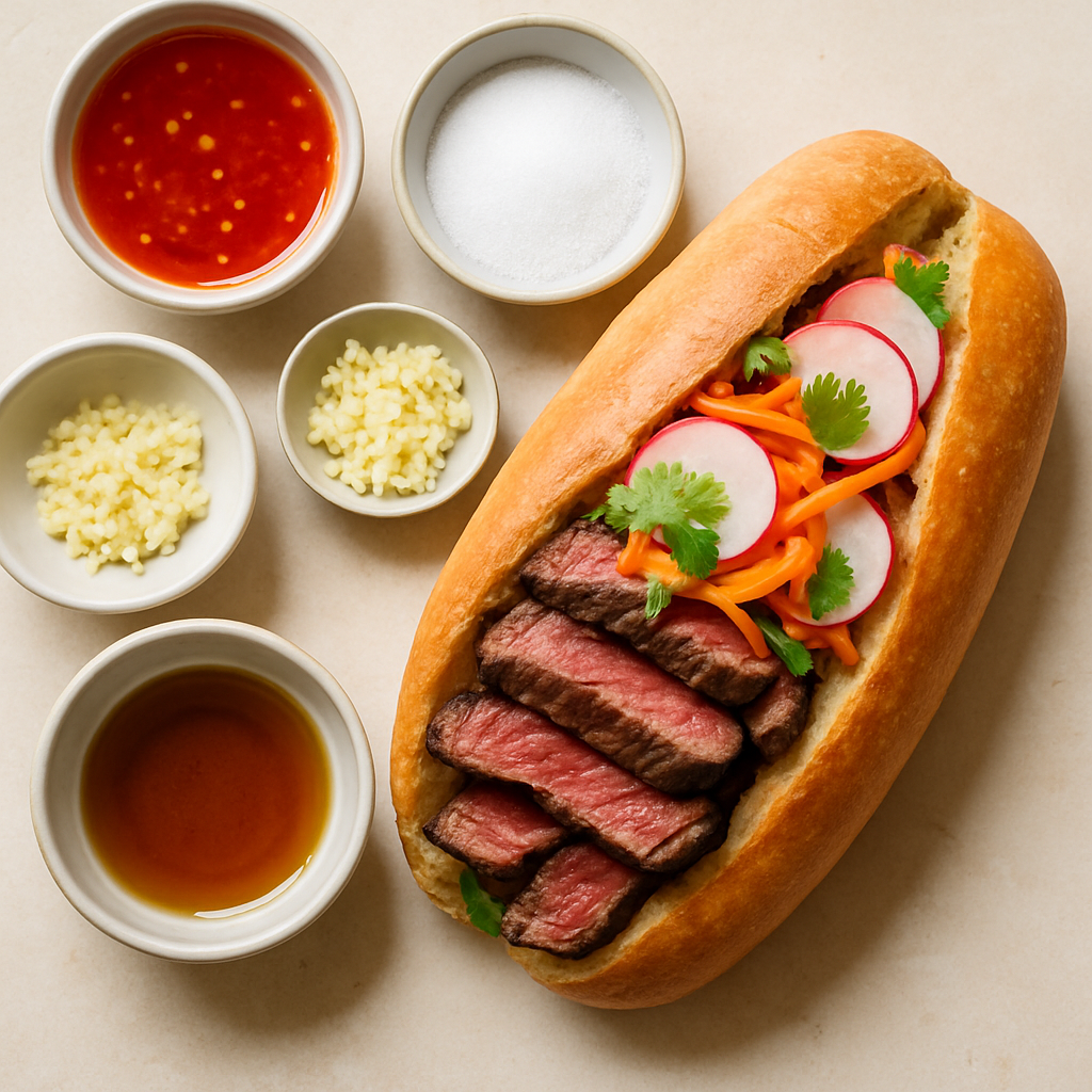 Vietnamese Steak Sandwich