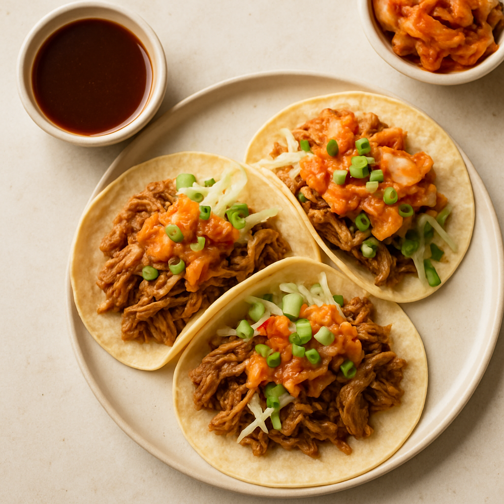 Slow-Cooker Korean Pork Tacos