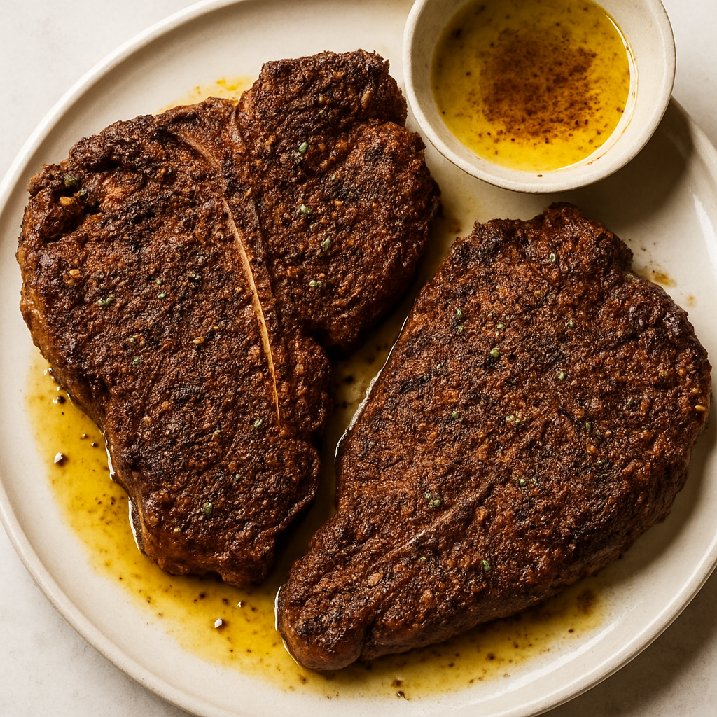 Bistecs Porterhouse Asados con Especias