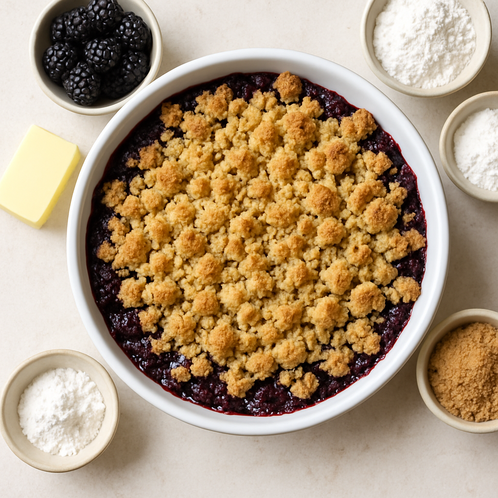Crumble Clásico de Mora
