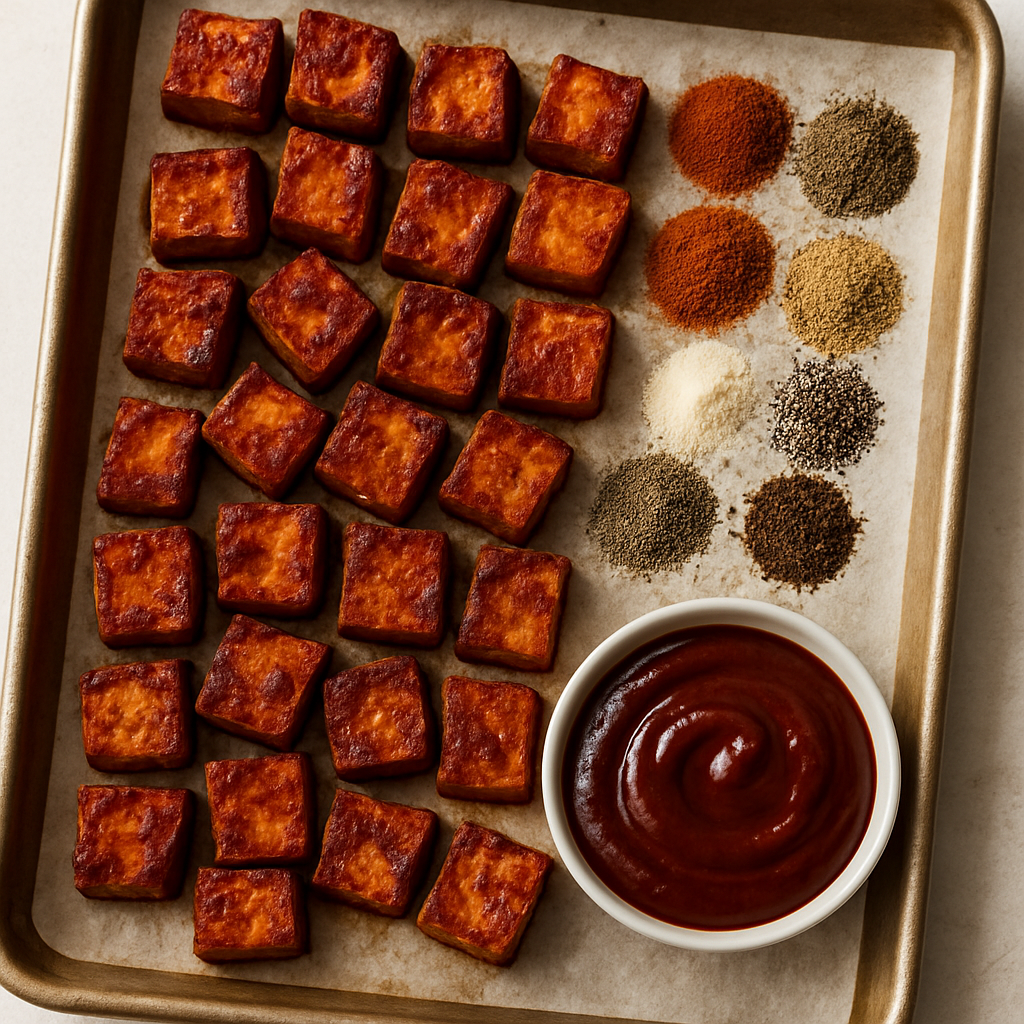 Sheet Pan BBQ Tofu