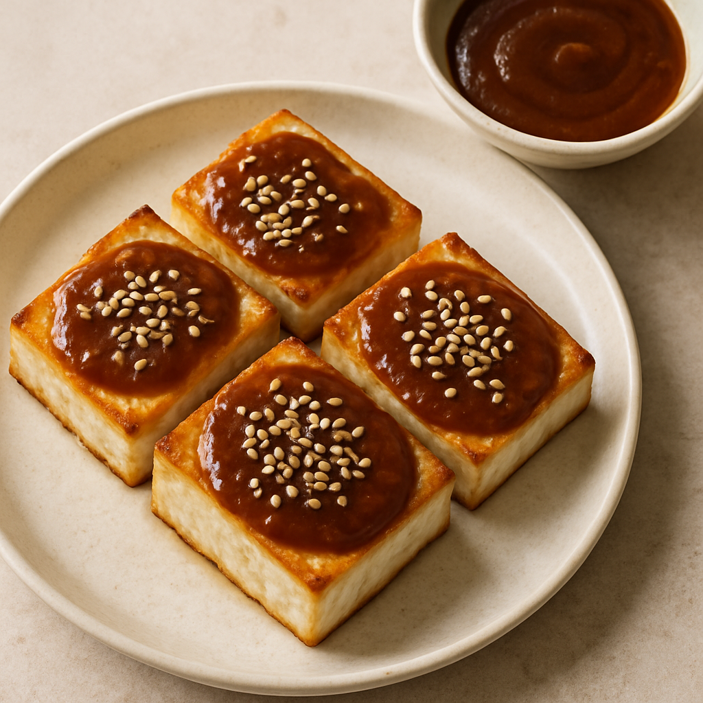 Broiled Tofu with Miso (Tofu Dengaku)
