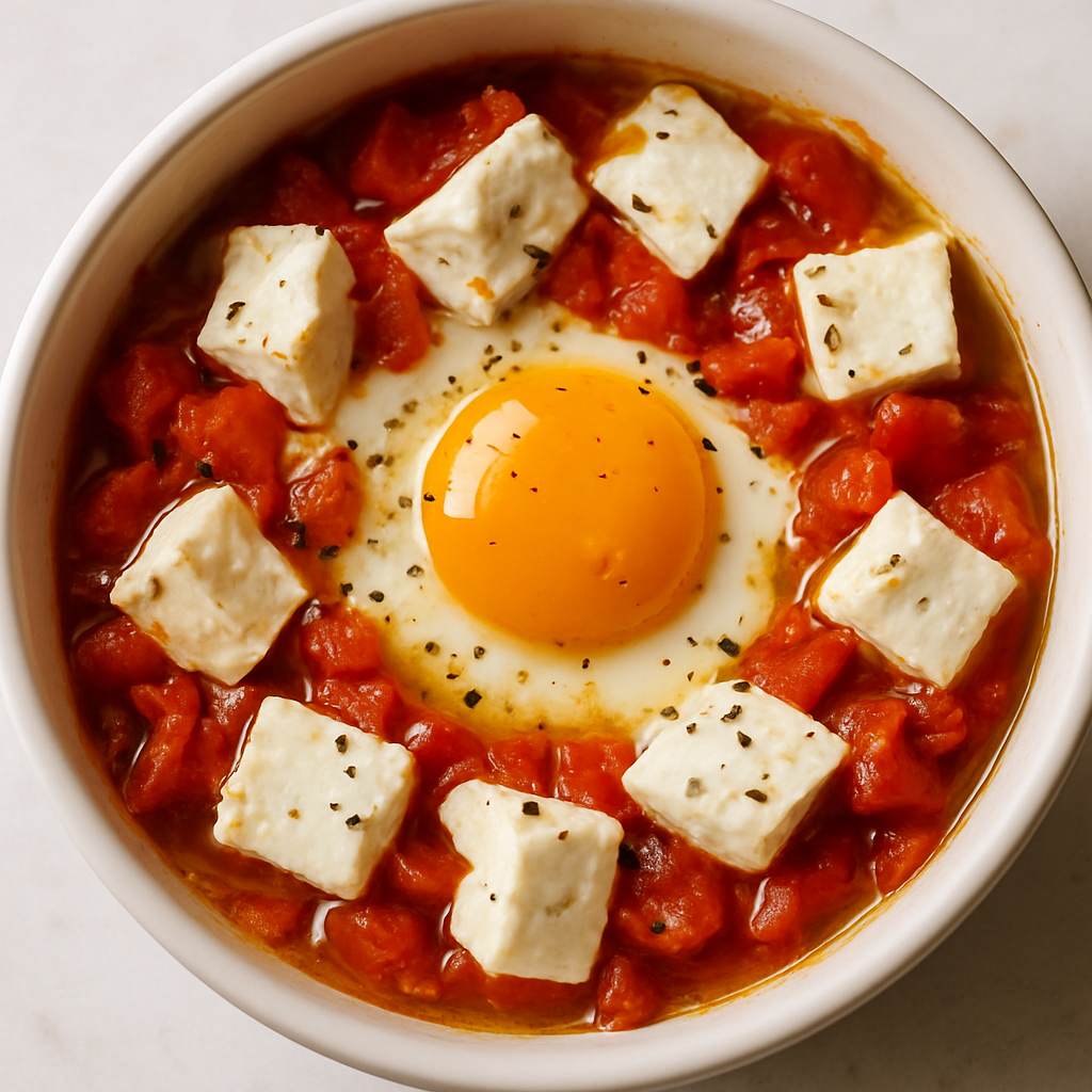 Baked Eggs With Feta