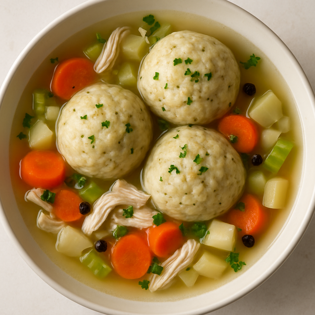 Sopa de Bolas de Matzo
