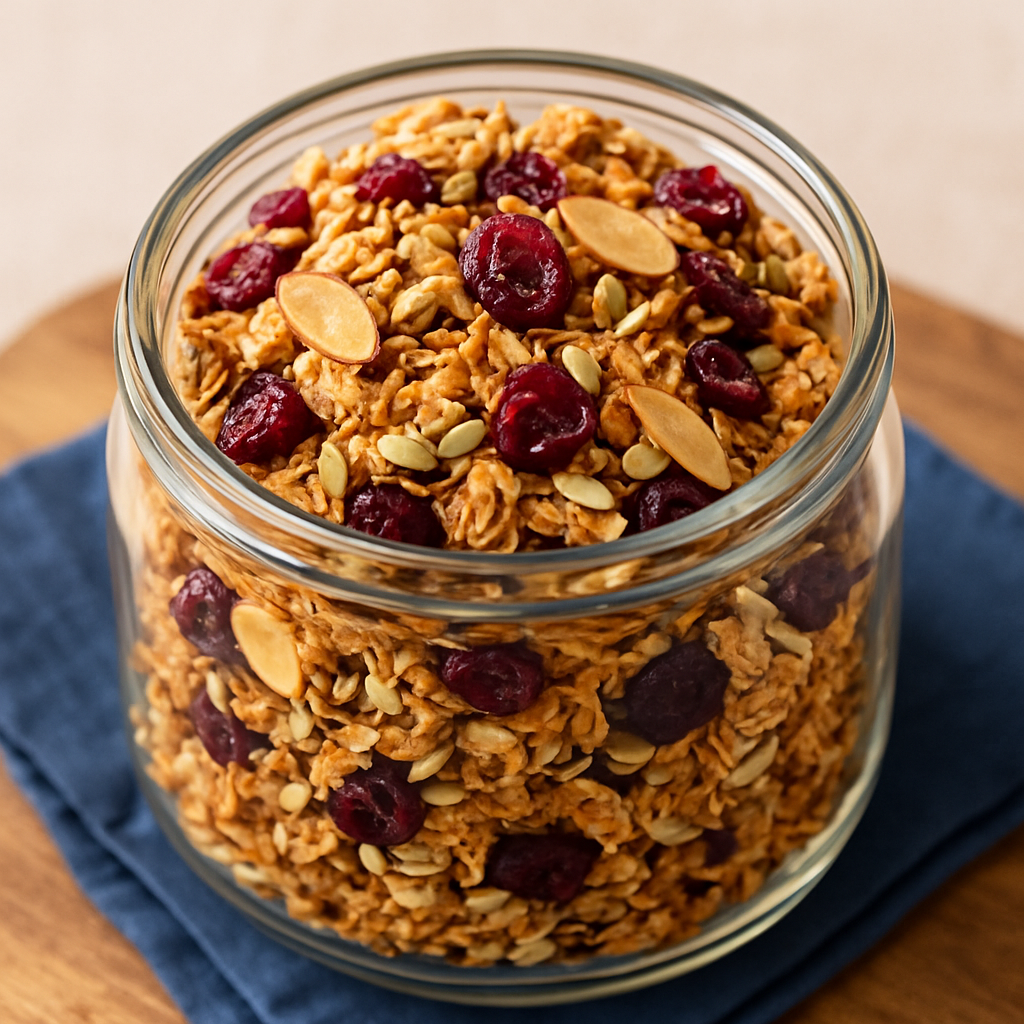 Granola de Arándano y Naranja