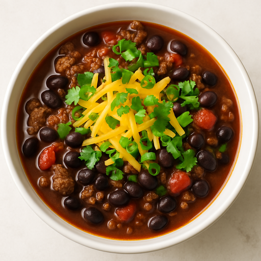 Beef Chili Five Ways