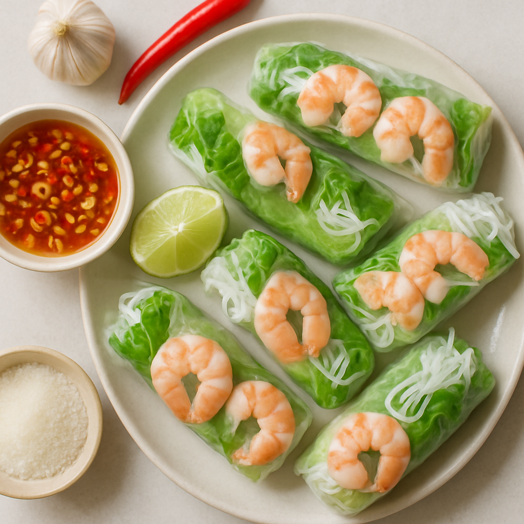 Vietnamese Prawn Summer Rolls
