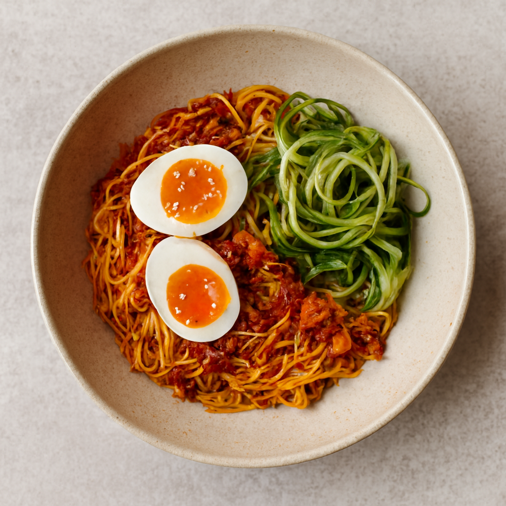 Fideos Fríos con Kimchi