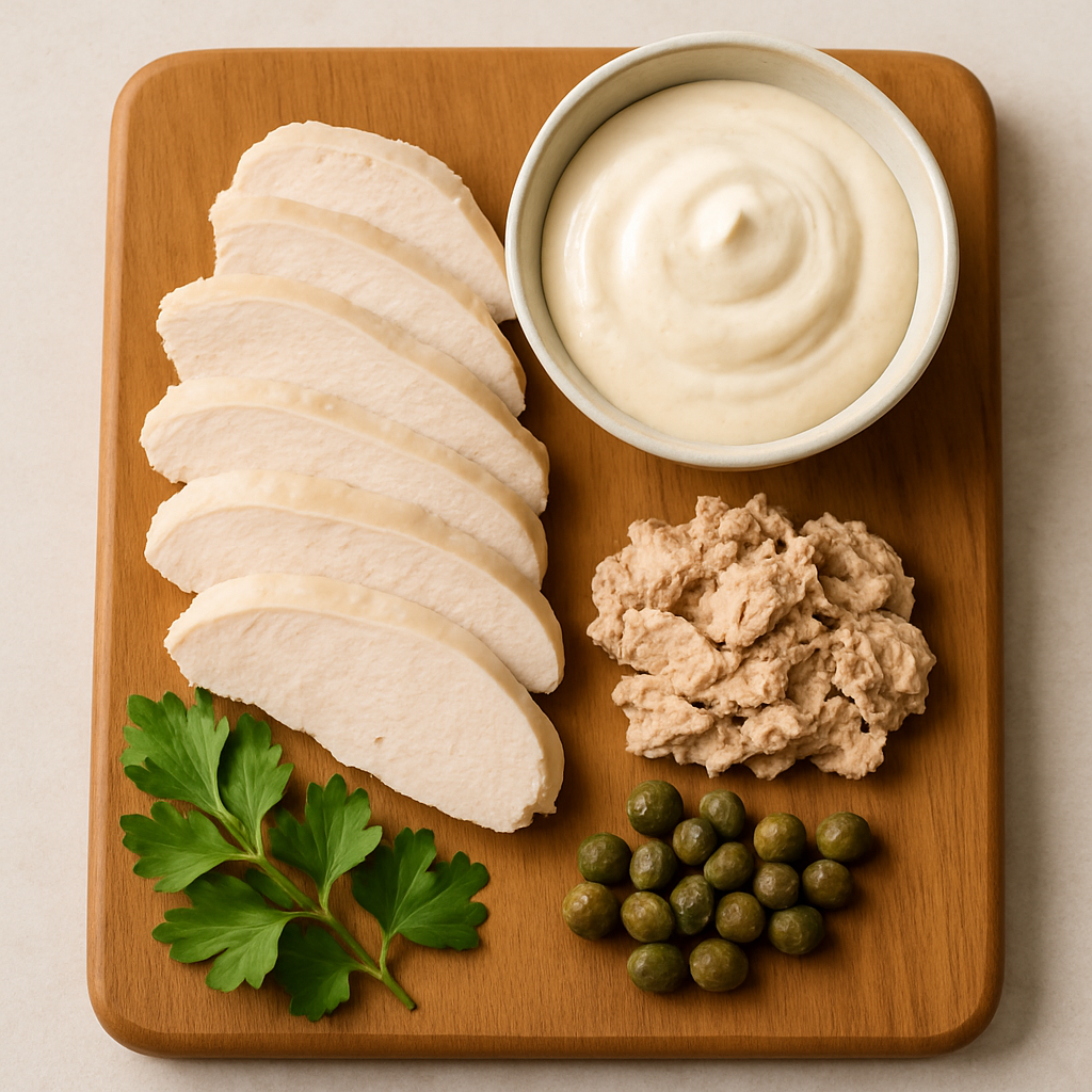 Turkey Breast with Tuna and Mayonnaise