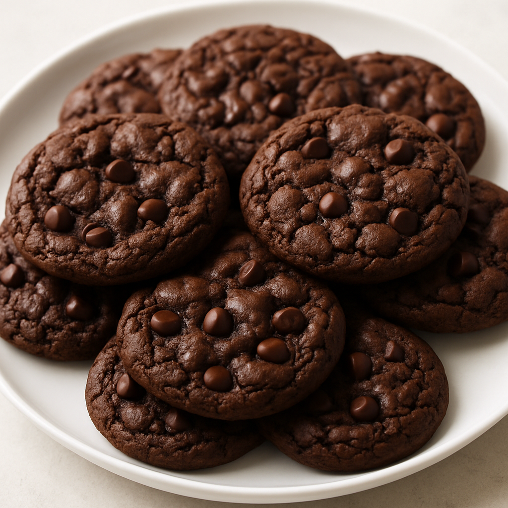 Galletas de Brownie Triple Chocolate