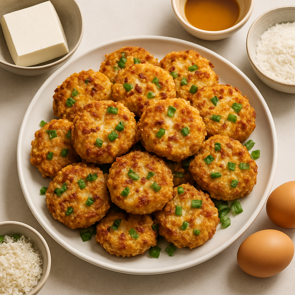 Tofu Wanzi (Frituras de Tofu y Tocino)