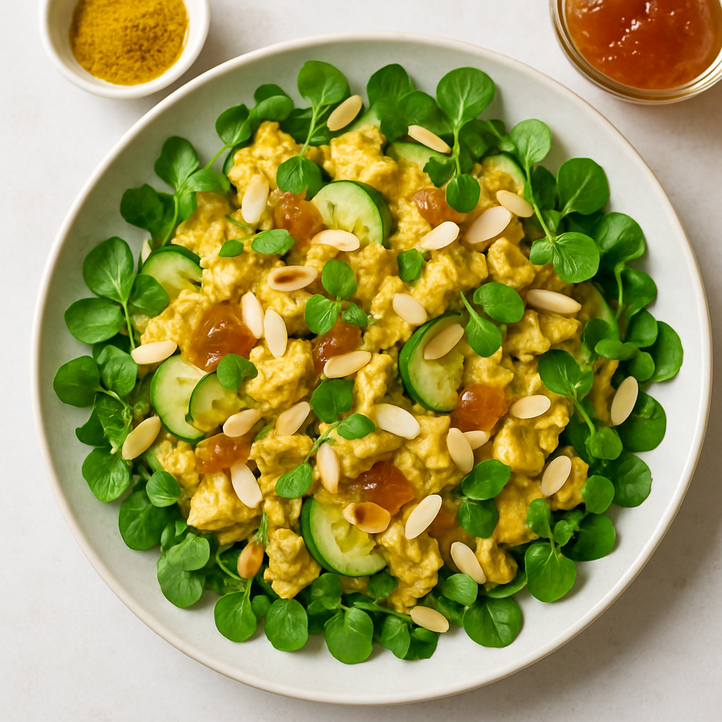 Ensalada de Pollo Coronación Crujiente