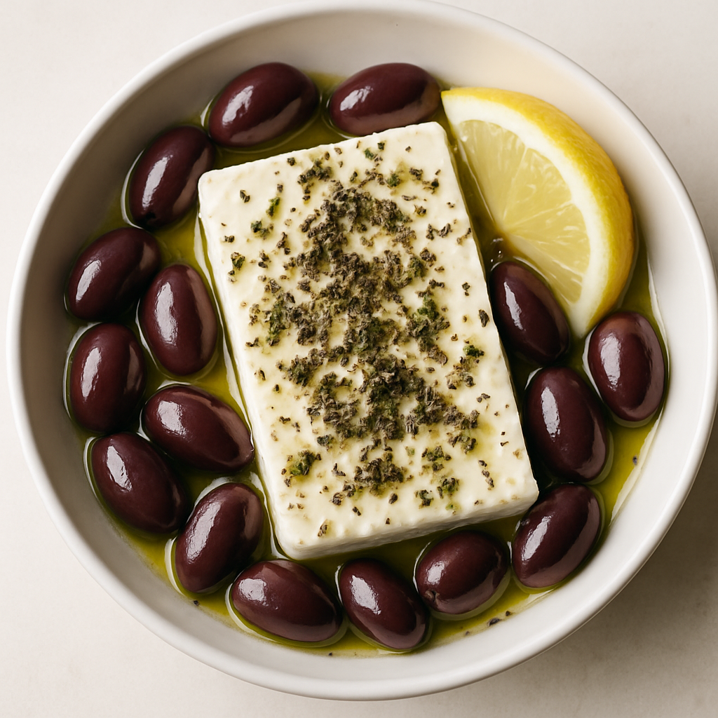 Ensalada de Feta y Orégano