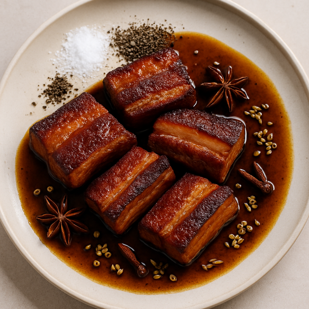 Beer-Braised Pork Belly
