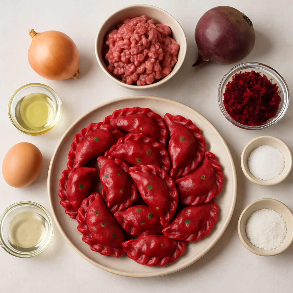 Beef Mince Borscht Dumplings
