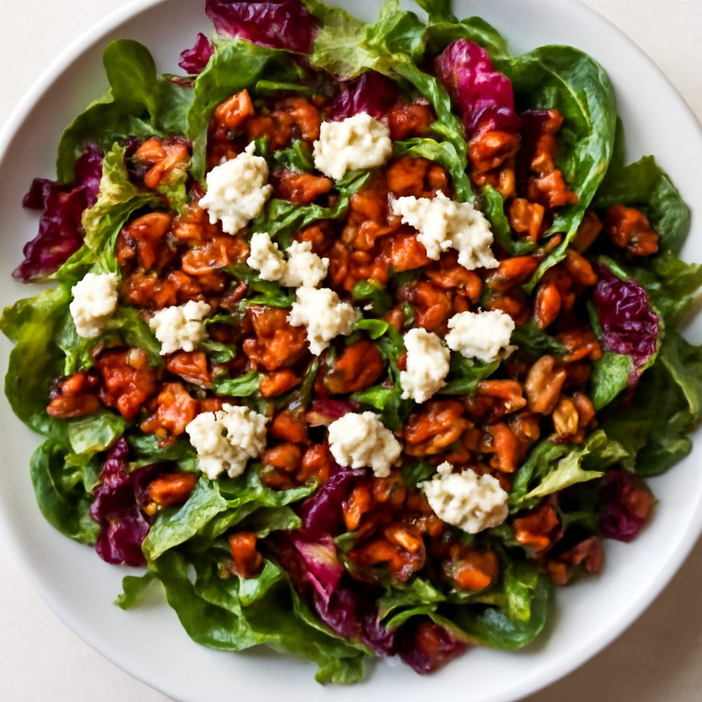 Smoked Almond and Goat Cheese Salad
