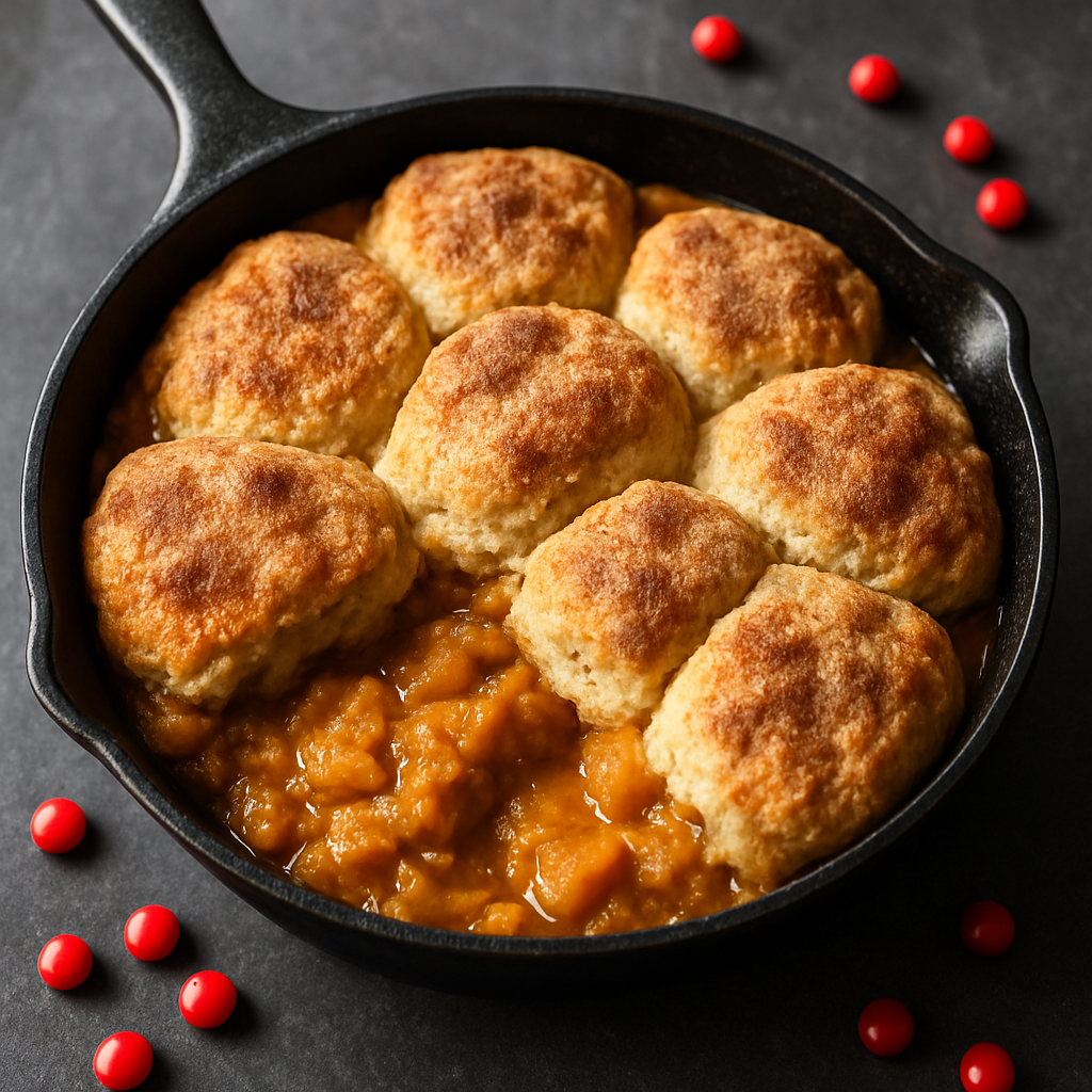 Cobbler de Calabaza en Sartén