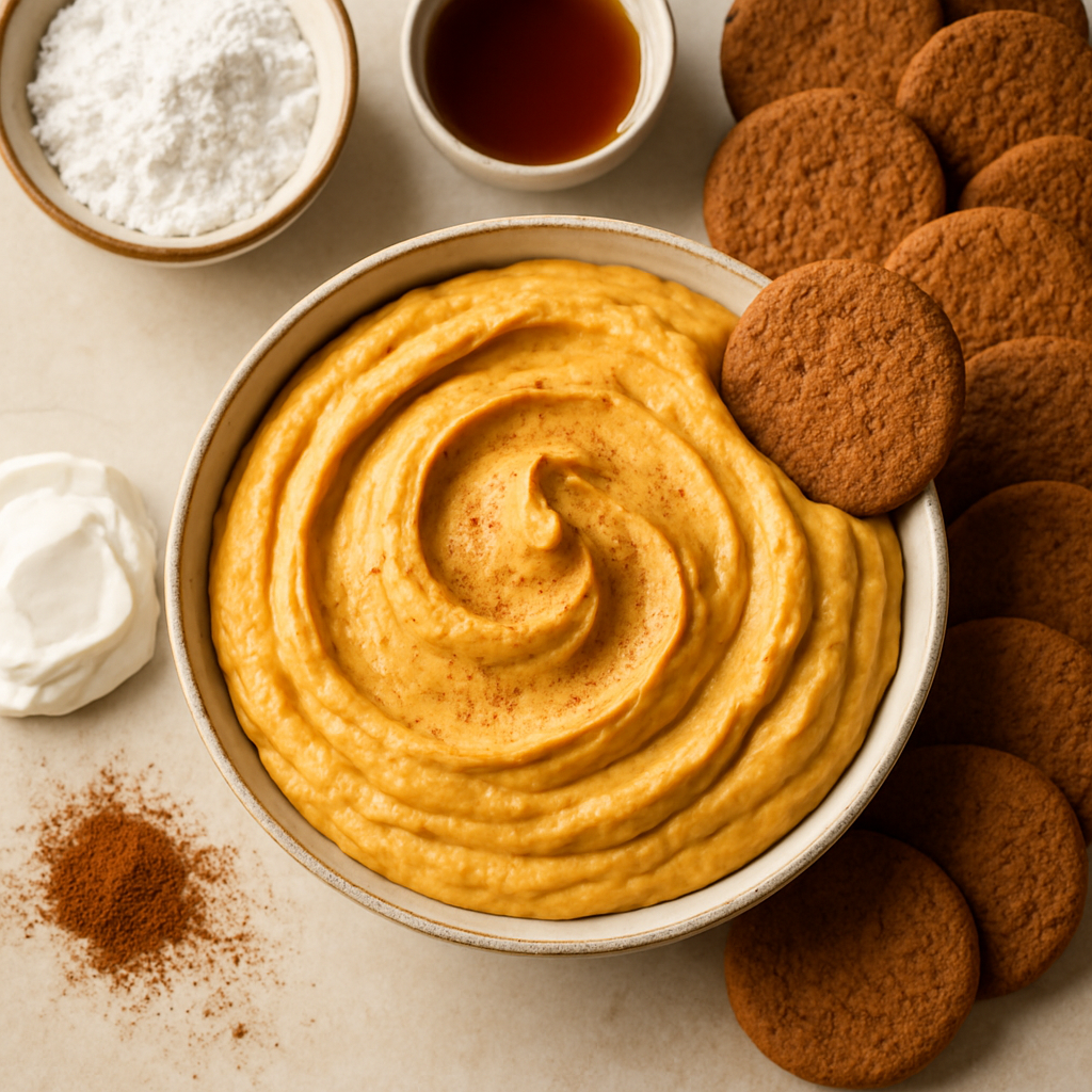 Pumpkin Dip for Gingersnaps