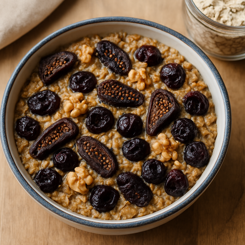 Fig and Cherry Baked Oatmeal